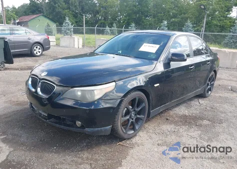 2005 BMW 545I из США, поврежденный, VIN WBANB33535CN63989